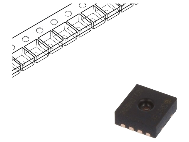 Sensor: temperatuur en vochtigheid; 0÷100%RH; -40÷125°C; DFN8 Sensor: temperatuur en vochtigheid; 0÷100%RH; -40÷125°C; DFN8